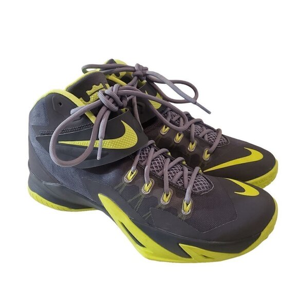Nike Air Lebron Zoom Soldier VIII Magnet Grey/Volt size 10.5 main image 12